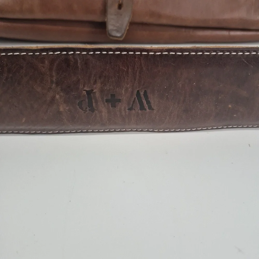 Whipping Post WP Standard Large Leather Brown Distressed Messenger Bag